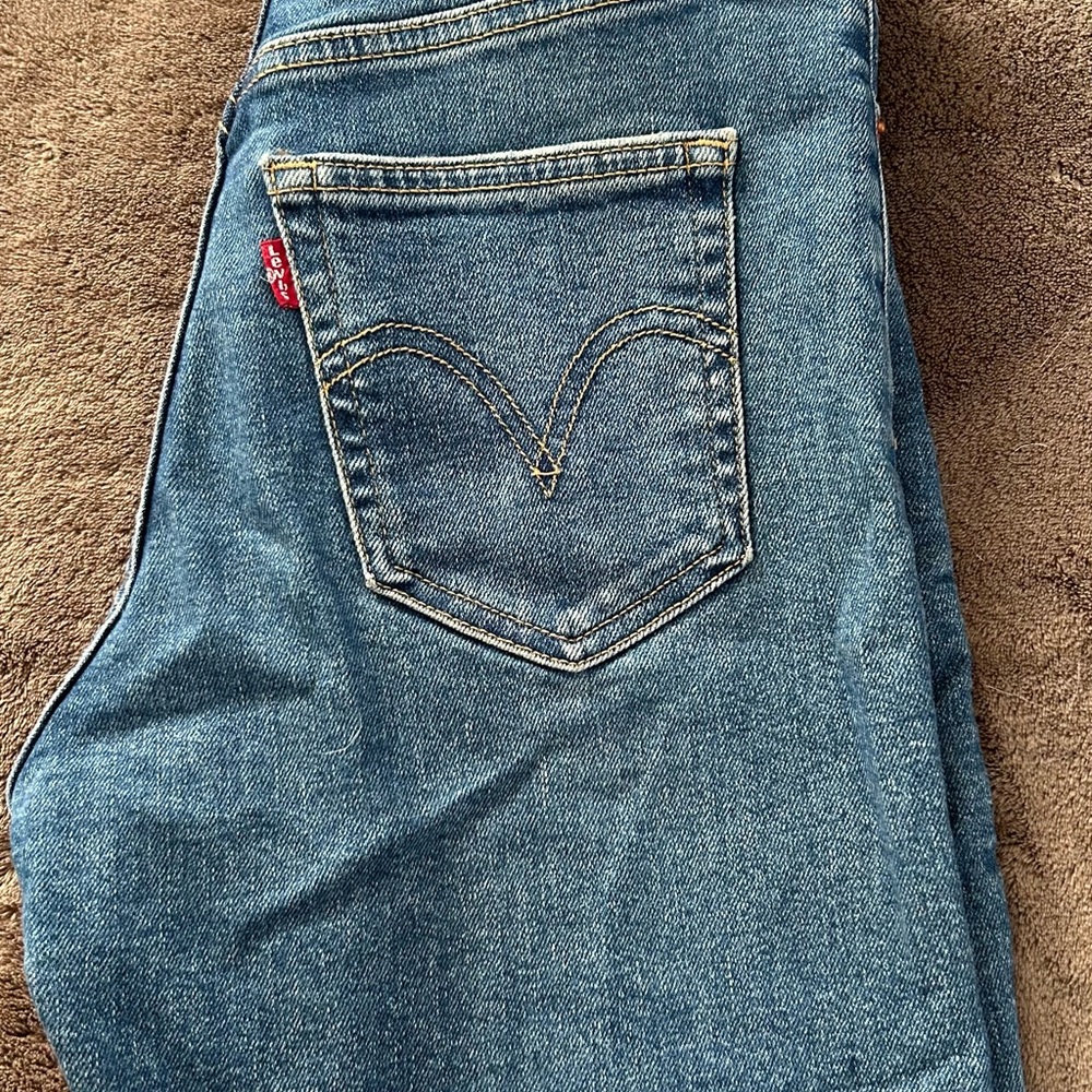 Levi's Ribcage Blue Jeans - Picture 2 of 4